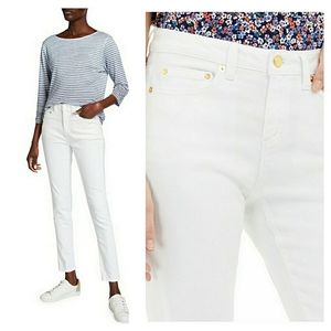 Michael Kors White Skinny Ankle Jeans 6